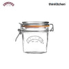 Kilner Premium 350ml Round Airtight Glass Jar with Clip Top Lid for Pickles, Jams, Chutneys, Yougurt