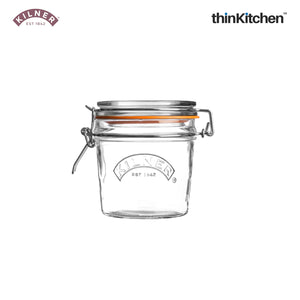 Kilner Clip Top Clear Glass Round Jar, 350 ml