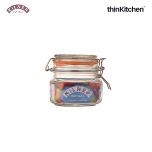 Kilner Clip Top Square Jar, 0.5 Litre