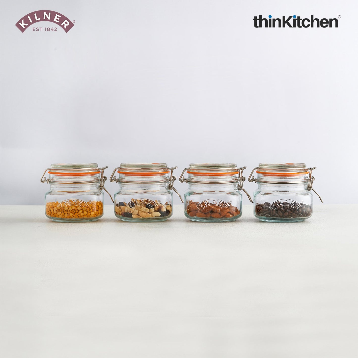 Kilner 0 5 Litre Clip Top Square Jar