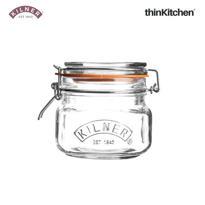 Kilner 0 5 Litre Clip Top Square Jar