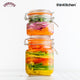 Kilner Clip Top Square Jar, 1 Litre