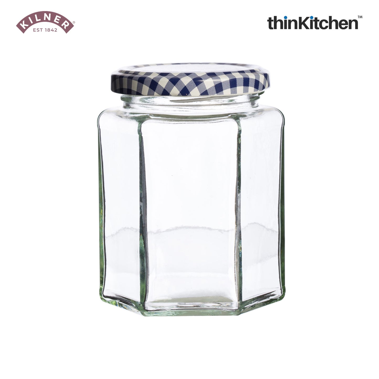 Kilner Hexagonal Twist Top Jar, 280 ml