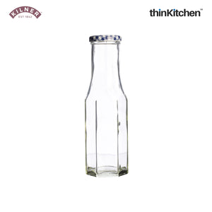 Kilner Hexagonal Twist Top Bottle, 250 ml