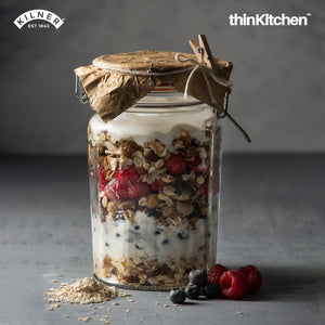 Kilner Facetted Clip Top Jar, 950 ml