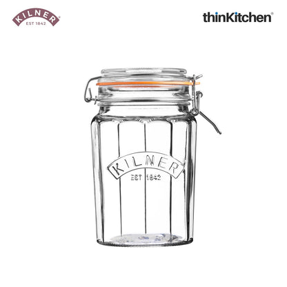 Kilner Facetted Clip Top Jar 950 Ml