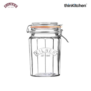 Kilner Facetted Clip Top Jar, 950 ml
