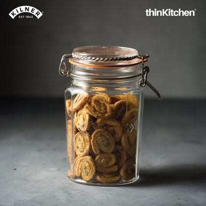 Kilner Facetted Clip Top Jar 950 Ml