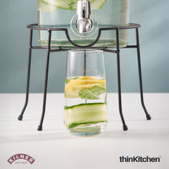 Kilner Round Stainless Steel Drinks Dispenser Stand for 3, 5 and 8 L Kilner Drinks Dispenser