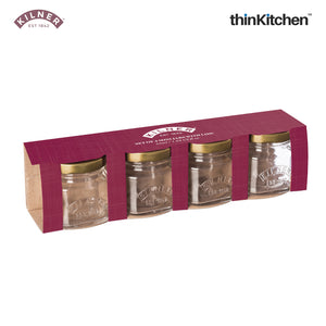 Kilner Mini Twist Top Jars, Set Of 4, 55 ml