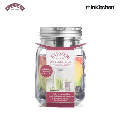 Kilner Snacks On The Go Jar 0.5 Ltr