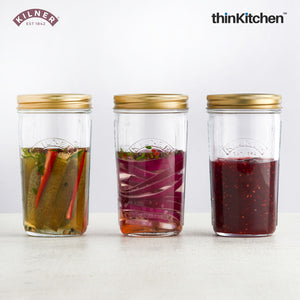 Kilner Wide Mouth Preserve Jar, 0.5 Litre