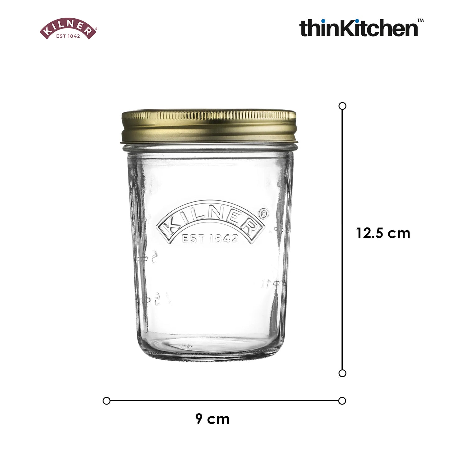 Kilner Wide Mouth Preserve Jar 350 Ml