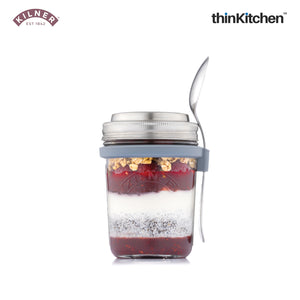 Kilner Breakfast Jar with Spoon, 350 ml
