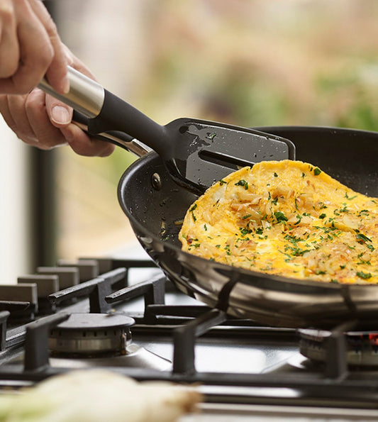 Joseph Joseph Elevate™ Silicone Slotted turner with stainless steel handle