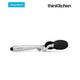 Dreamfarm Clongs - Stainless-Steel Tongs with Silicone Heads, Black