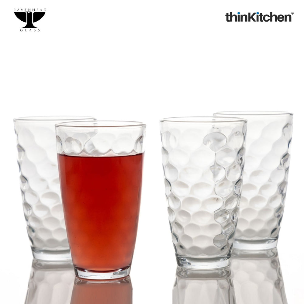 Ravenhead 4 x 480ml Premium Transparent Disco Super Hiball Glasses