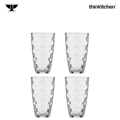 Ravenhead Essentials Disco Super Hiball Glass Set of 4 48cl