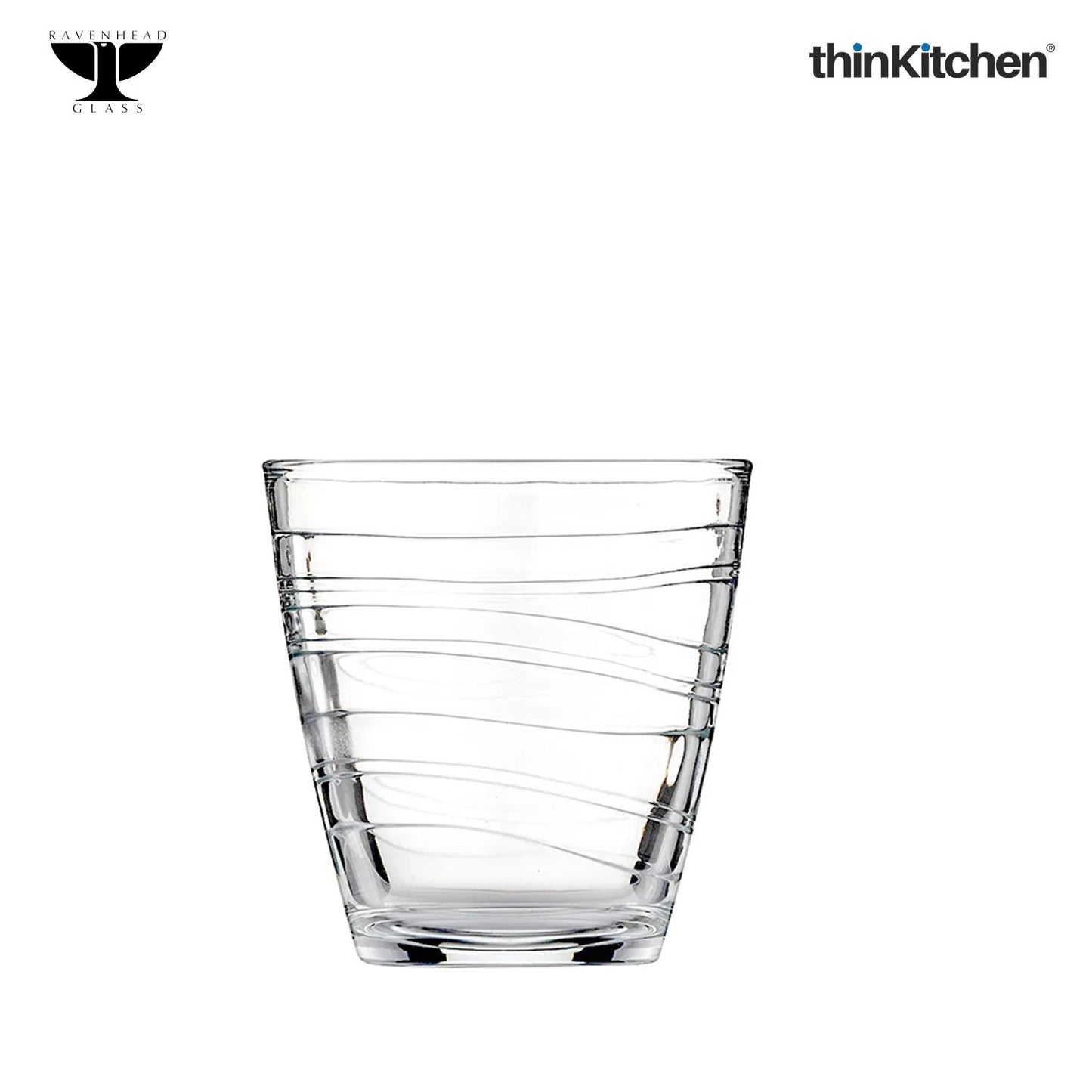 Ravenhead Essentials Swirl Mixer Glass Set of 4 30cl