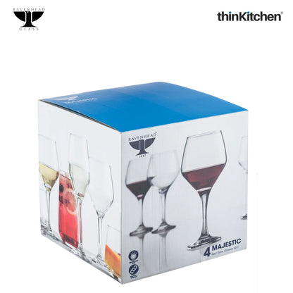 Ravenhead Majestic Set of 4 Red Wine Glasses 42 cl