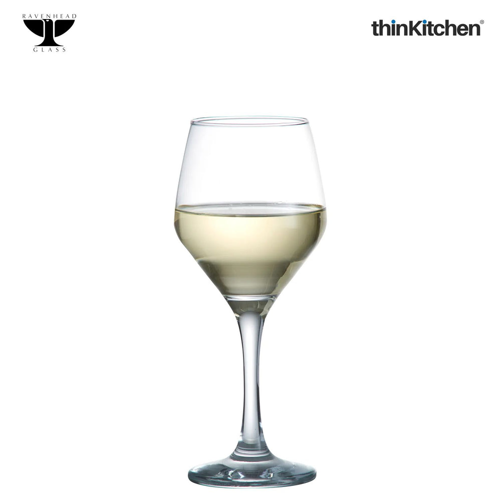 Ravenhead 300ml Premium White Wine Glass Set of 4 for Juice, Cocktails & Mocktails