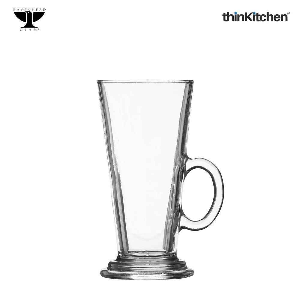 Ravenhead 2 x 260ml Transparent Premium Latte Glasses for Milkshakes, Cold Coffee