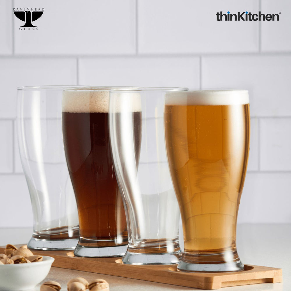 Ravenhead 530ml x 4 Pcs Entertain Premium Beer Glasses for Larger, Ale, Craft Beers