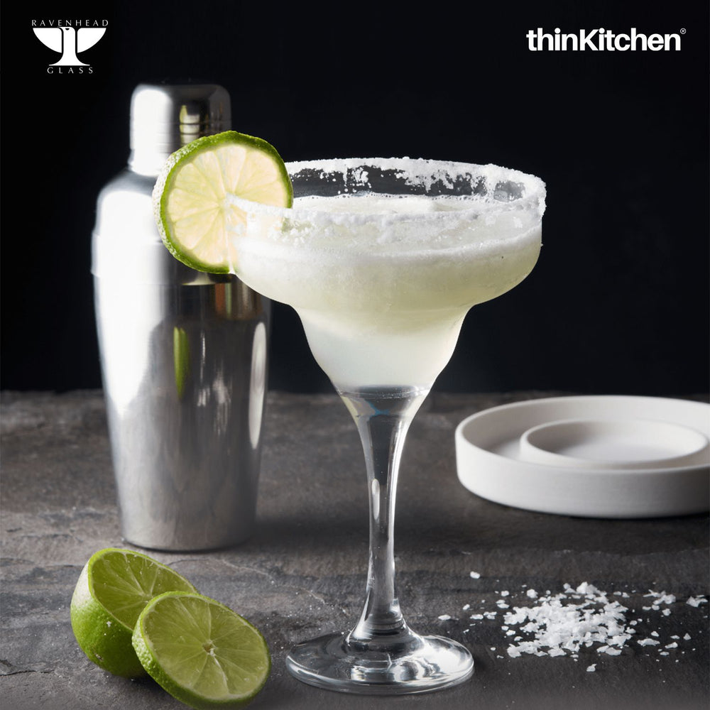 Ravenhead 2 x 295ml Transparent Premium Cocktail Glasses for Margaritas, Brandy, Gin