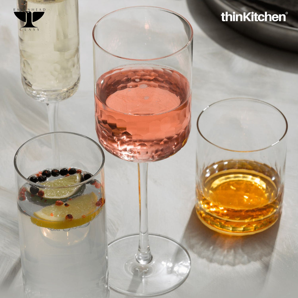 Ravenhead 2 x 420ml Transparent Premium Wine Glasses for Red Wine, White Wine & Cocktails