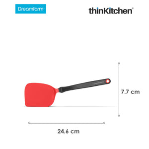 Dreamfarm Mini Chopula - Super Flexible Chopping Sit Up Spatula, Red