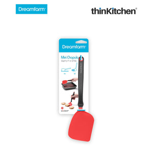 Dreamfarm Mini Chopula - Super Flexible Chopping Sit Up Spatula, Red