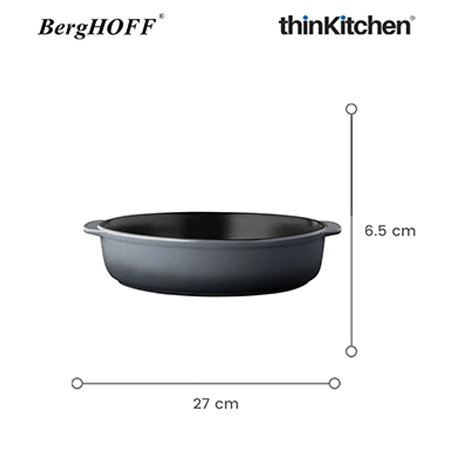 BergHOFF Gem Round Baking Dish - Large