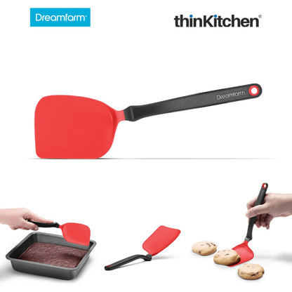 Dreamfarm Chopula Super Flexible Chopping Sit Up Spatula Red