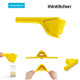 Dreamfarm Lemon Fluicer - Easy Squeeze Manual Lemon Juicer, Yellow