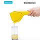 Dreamfarm Lemon Fluicer - Easy Squeeze Manual Lemon Juicer, Yellow