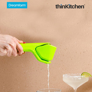Dreamfarm Lime Fluicer - Easy Squeeze Manual Lemon Juicer, Green