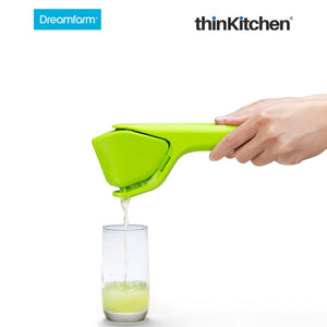 Dreamfarm Lime Fluicer - Easy Squeeze Manual Lemon Juicer, Green