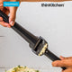 Dreamfarm Garject Lite - Non-Scratch Garlic Press with Ejector, Black