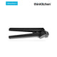 Dreamfarm Garject Lite - Non-Scratch Garlic Press with Ejector, Black