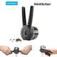 Dreamfarm Ortwo Lite - One-Handed Plastic Pepper Mill with Ceramic Grinder, Black