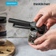 Dreamfarm Ortwo Lite - One-Handed Plastic Pepper Mill with Ceramic Grinder, Black
