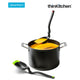 Dreamfarm Spadle - Non-Stick Cooking Spoon & Serving Ladle with Measurements, Green