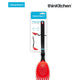 Dreamfarm Holey Spadle - Non-Stick Cooking Spoon & Serving Ladle with Holes, Red