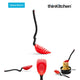Dreamfarm Holey Spadle - Non-Stick Cooking Spoon & Serving Ladle with Holes, Red