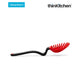 Dreamfarm Holey Spadle - Non-Stick Cooking Spoon & Serving Ladle with Holes, Red