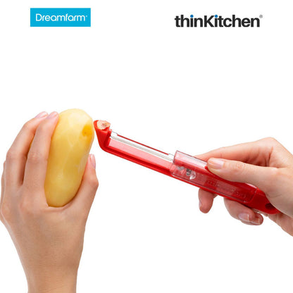 Dreamfarm Sharple Self Sharpening Vegetable Peeler Red