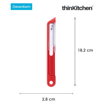 Dreamfarm Sharple Self Sharpening Vegetable Peeler Red