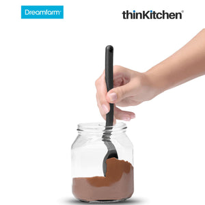 Dreamfarm Mini Supoon - Non-Stick Silicone Sit Up Scraping, Black