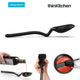 Dreamfarm Mini Supoon - Non-Stick Silicone Sit Up Scraping, Black