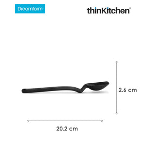 Dreamfarm Mini Supoon - Non-Stick Silicone Sit Up Scraping, Black